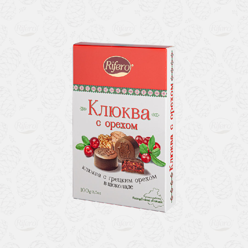 Конфеты "Клюква с орехом" 100гр