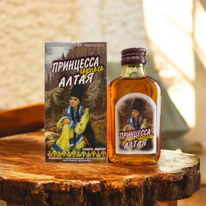 Смесь масел "Принцесса Горного Алтая" (для сохранения молодости, красоты и женского здоровья) 100 мл