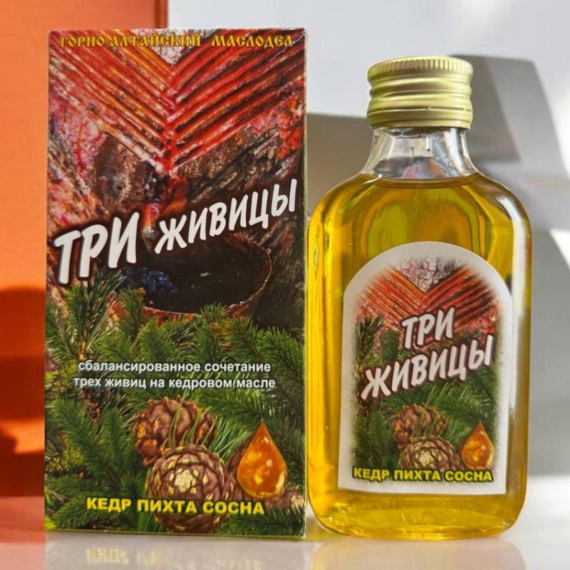 Три живицы (кедр, пихта, сосна) при заболевании суставов (100мл)